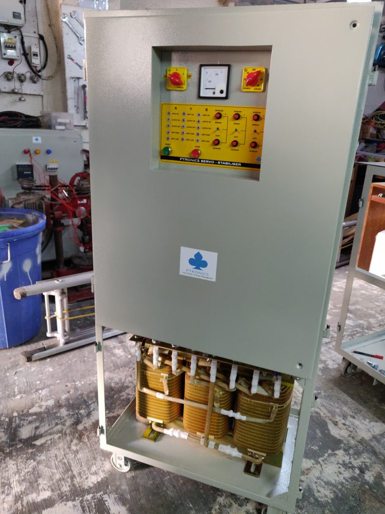 Servo stabiliser with Isolation transformer Ptronics